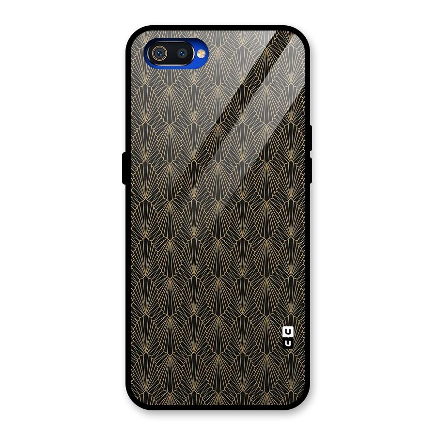 Small Hills Lines Glass Back Case for Realme C2