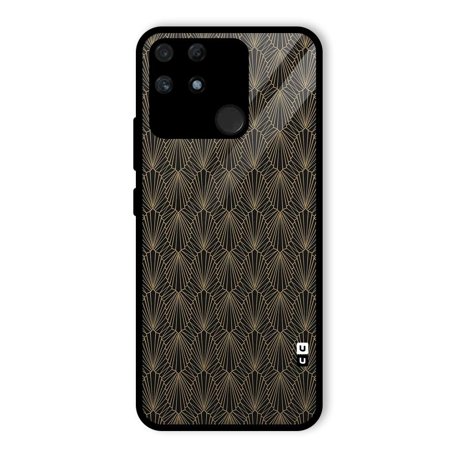 Small Hills Lines Glass Back Case for Realme Narzo 50A