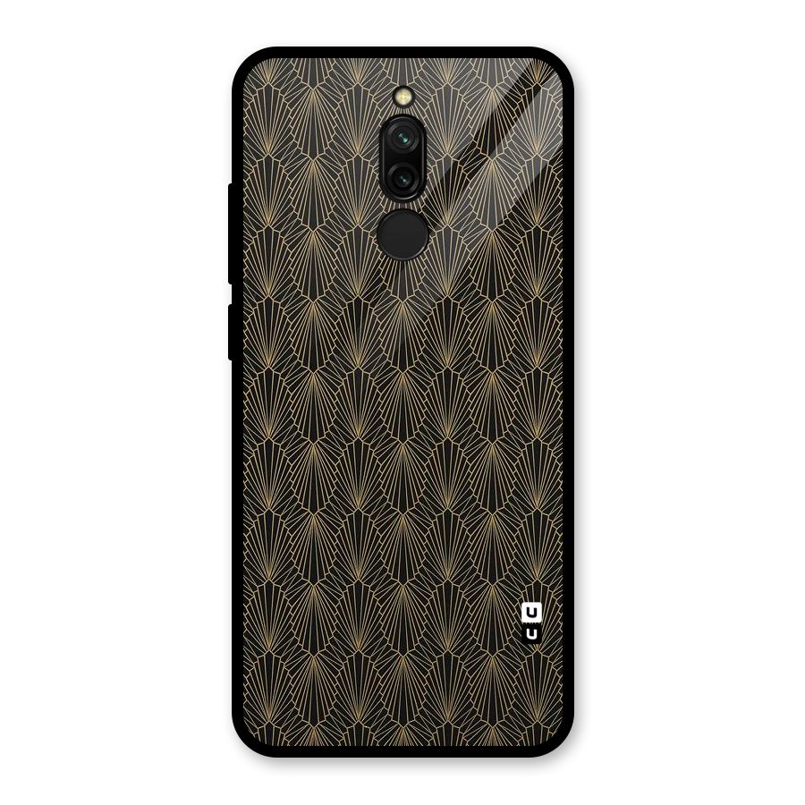 Small Hills Lines Glass Back Case for Redmi 8