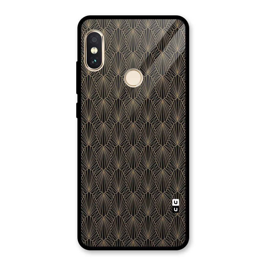 Small Hills Lines Glass Back Case for Redmi Note 5 Pro