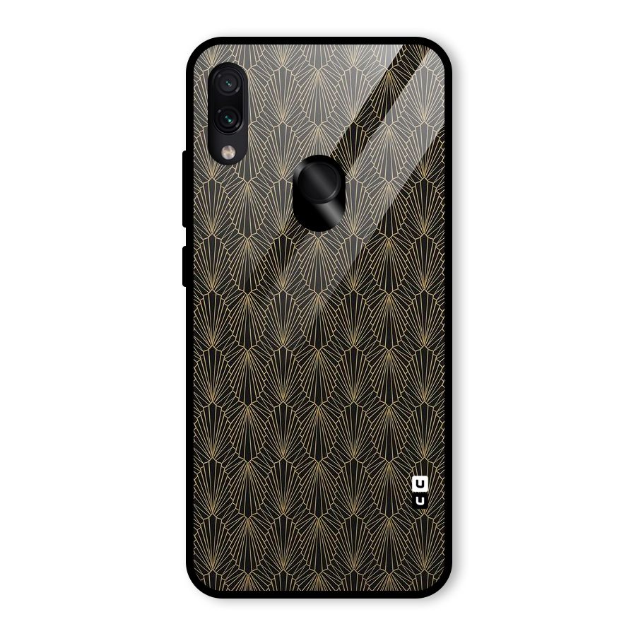 Small Hills Lines Glass Back Case for Redmi Note 7