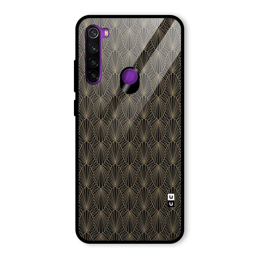 Small Hills Lines Glass Back Case for Redmi Note 8