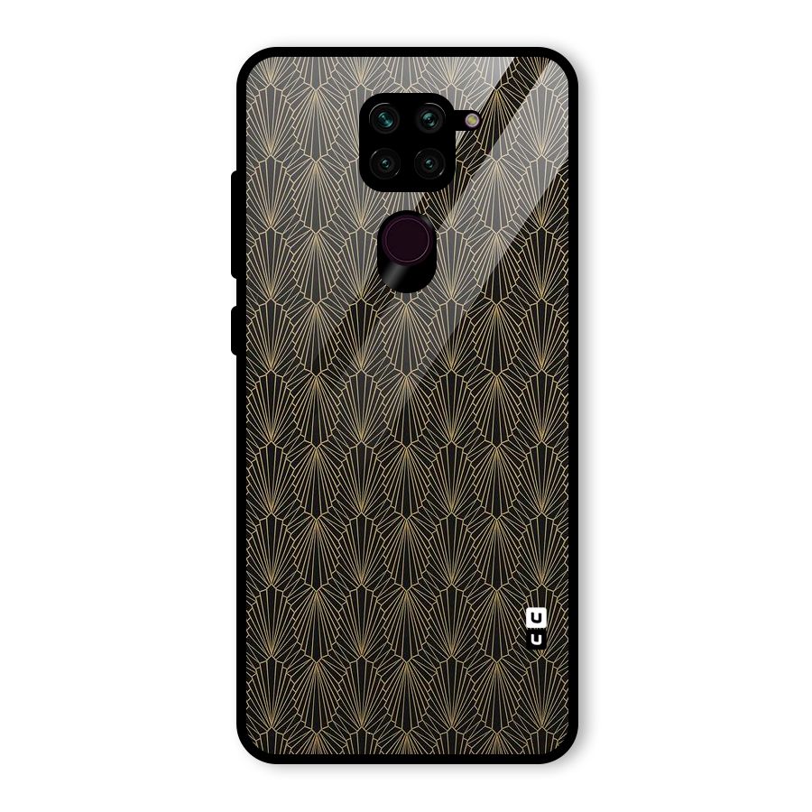Small Hills Lines Glass Back Case for Redmi Note 9