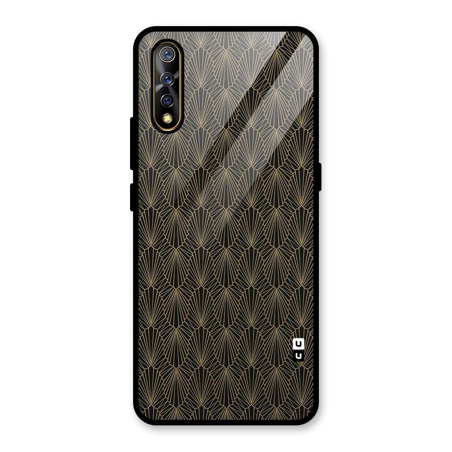 Small Hills Lines Glass Back Case for Vivo S1