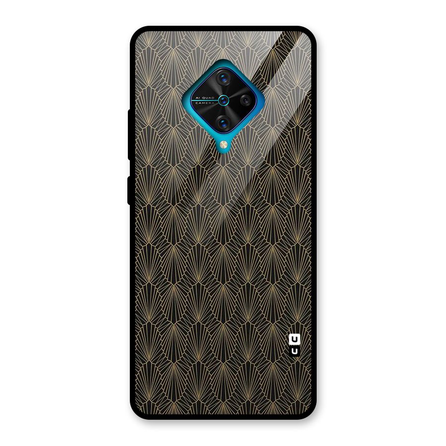 Small Hills Lines Glass Back Case for Vivo S1 Pro