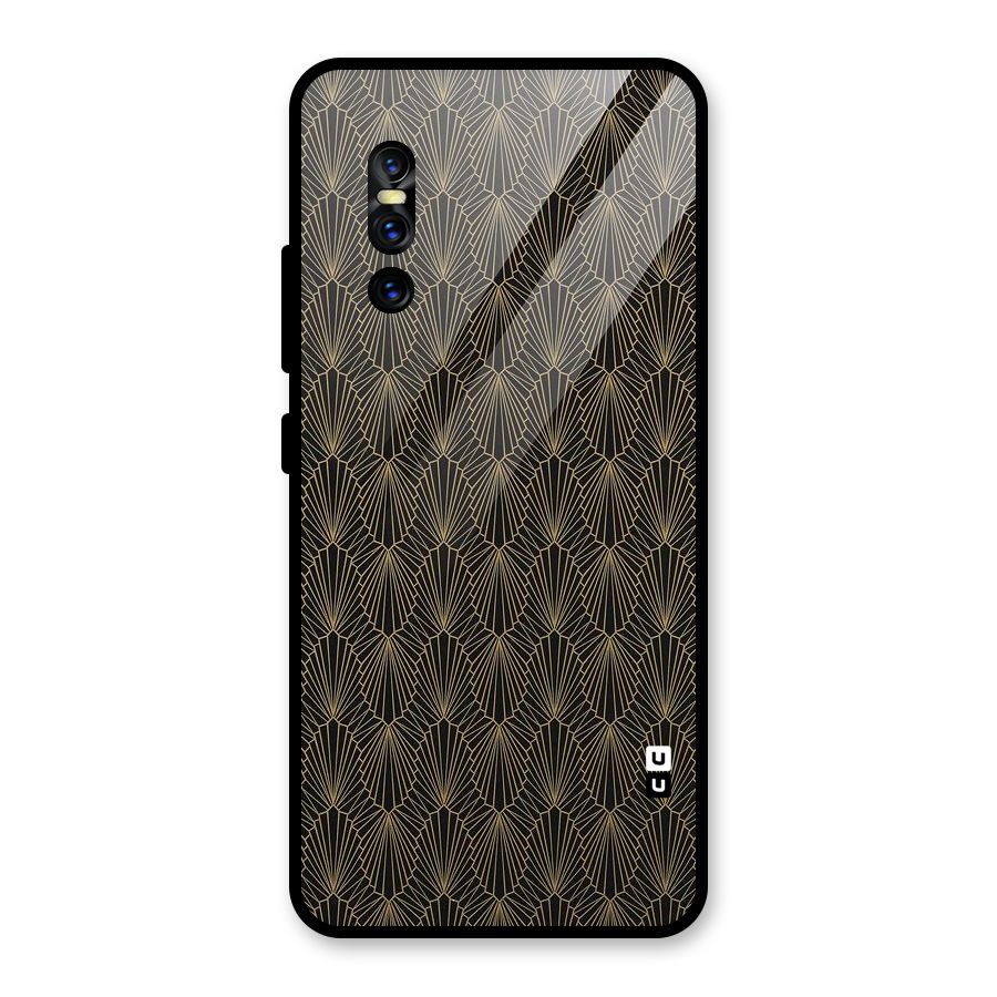 Small Hills Lines Glass Back Case for Vivo V15 Pro