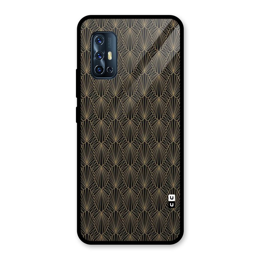 Small Hills Lines Glass Back Case for Vivo V17