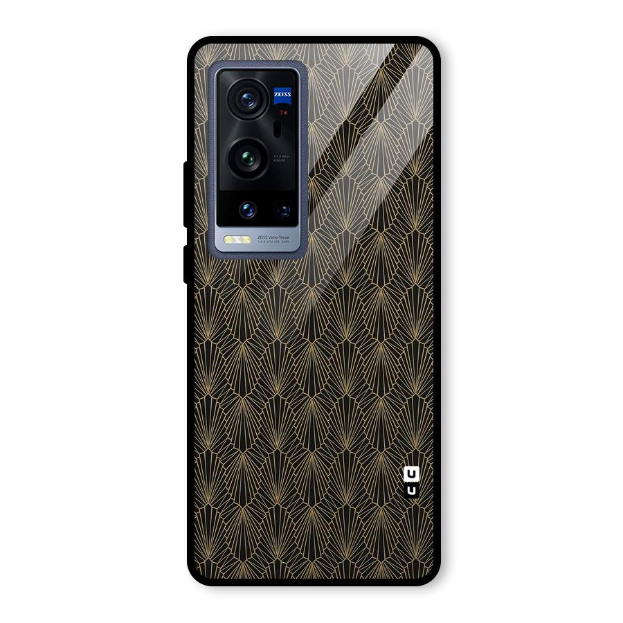 Small Hills Lines Glass Back Case for Vivo X60 Pro Plus