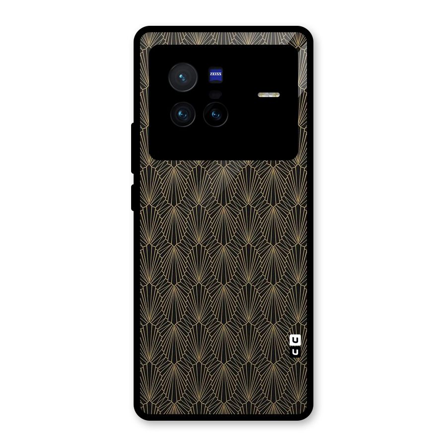 Small Hills Lines Glass Back Case for Vivo X80