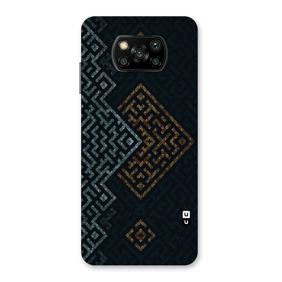 Smart Maze Back Case for Poco X3