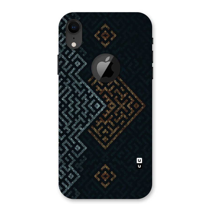 Smart Maze Back Case for iPhone XR Logo Cut
