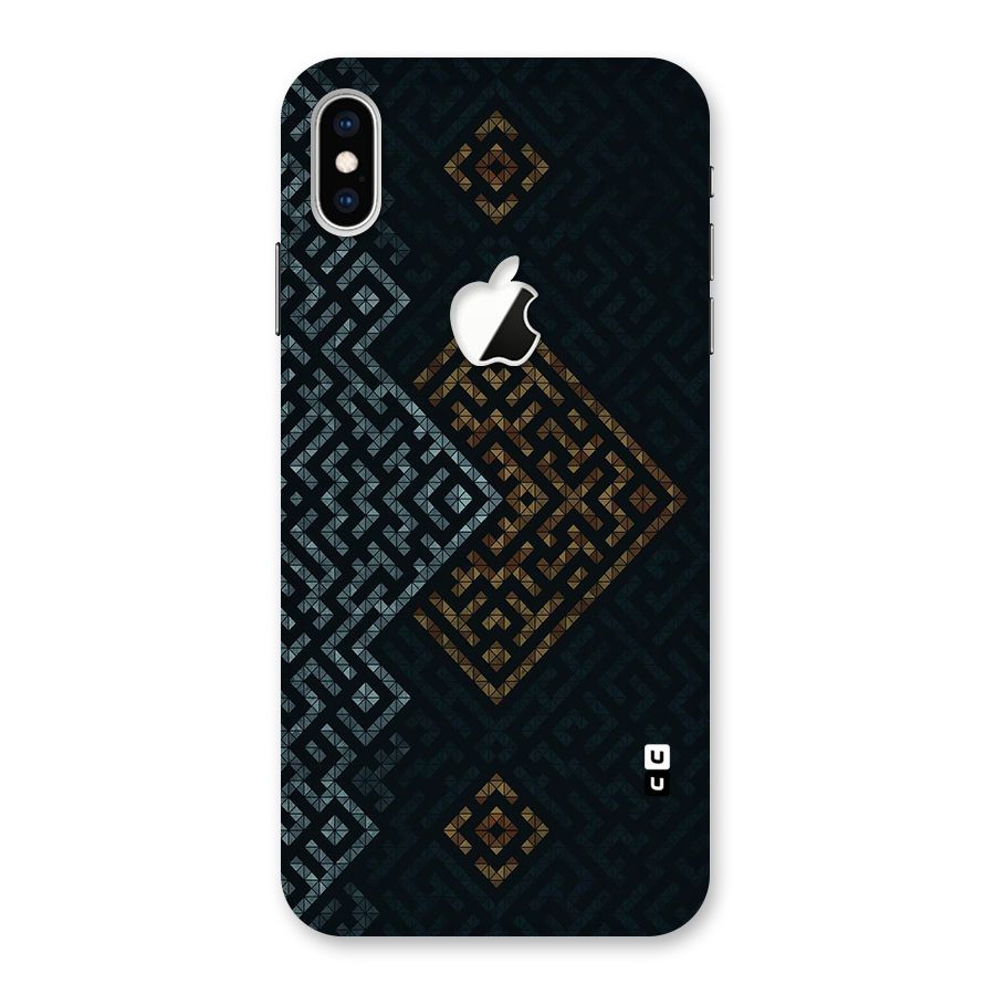 Smart Maze Back Case for iPhone XS Max Apple Cut