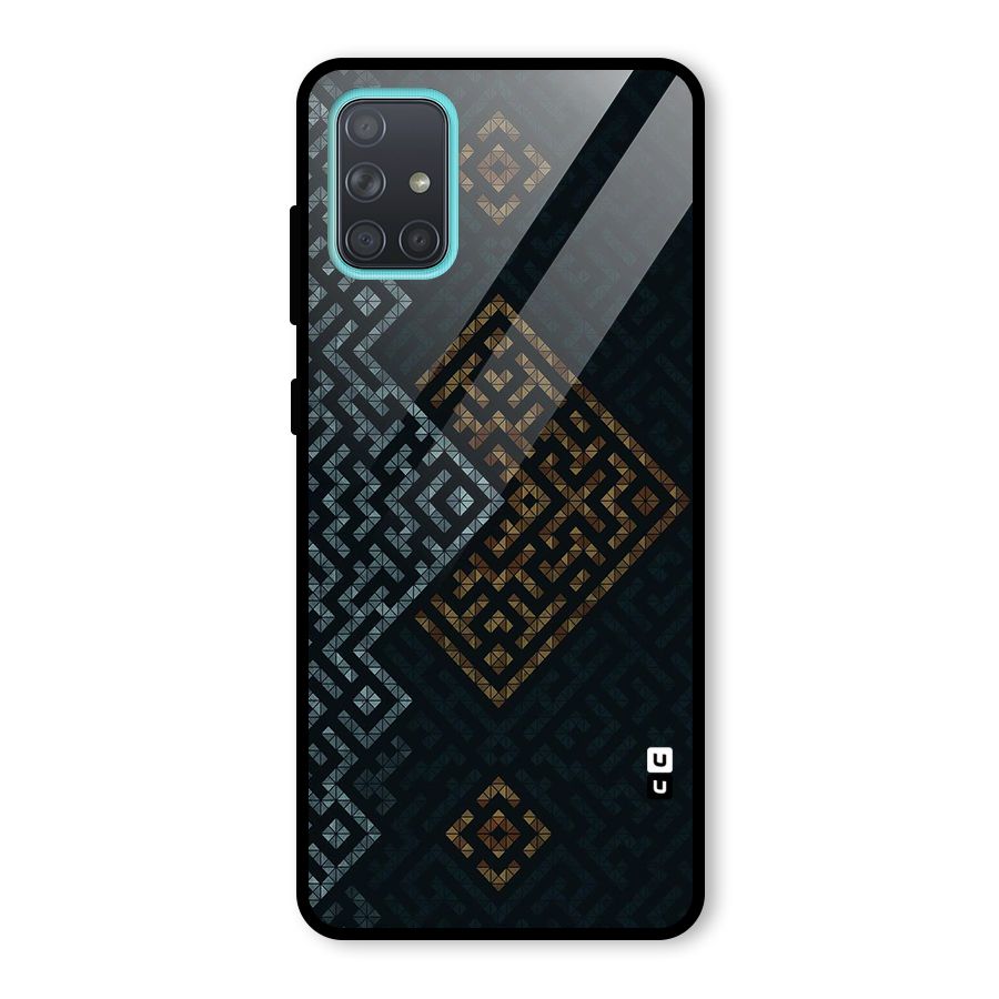 Smart Maze Glass Back Case for Galaxy A71