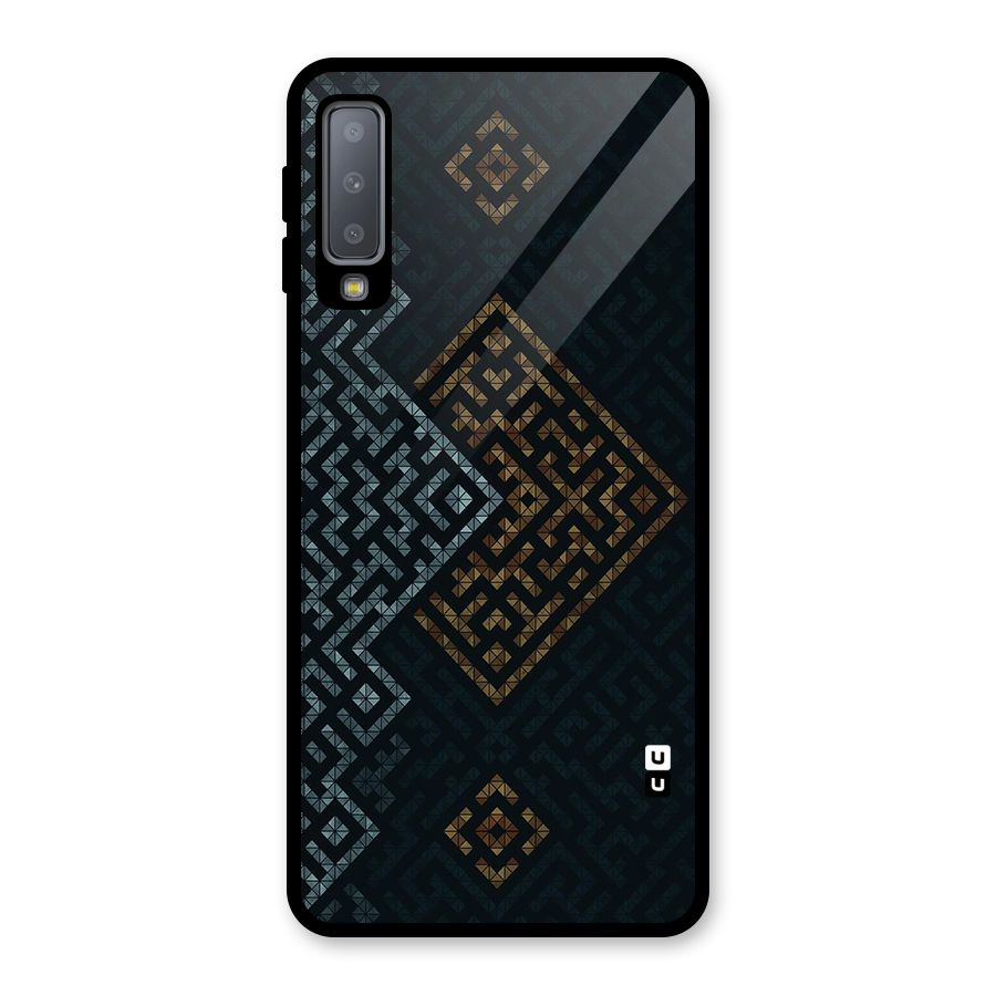 Smart Maze Glass Back Case for Galaxy A7 (2018)