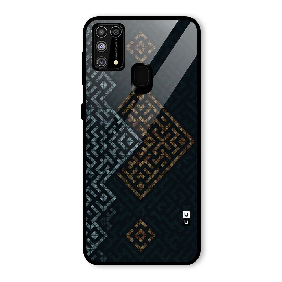 Smart Maze Glass Back Case for Galaxy F41