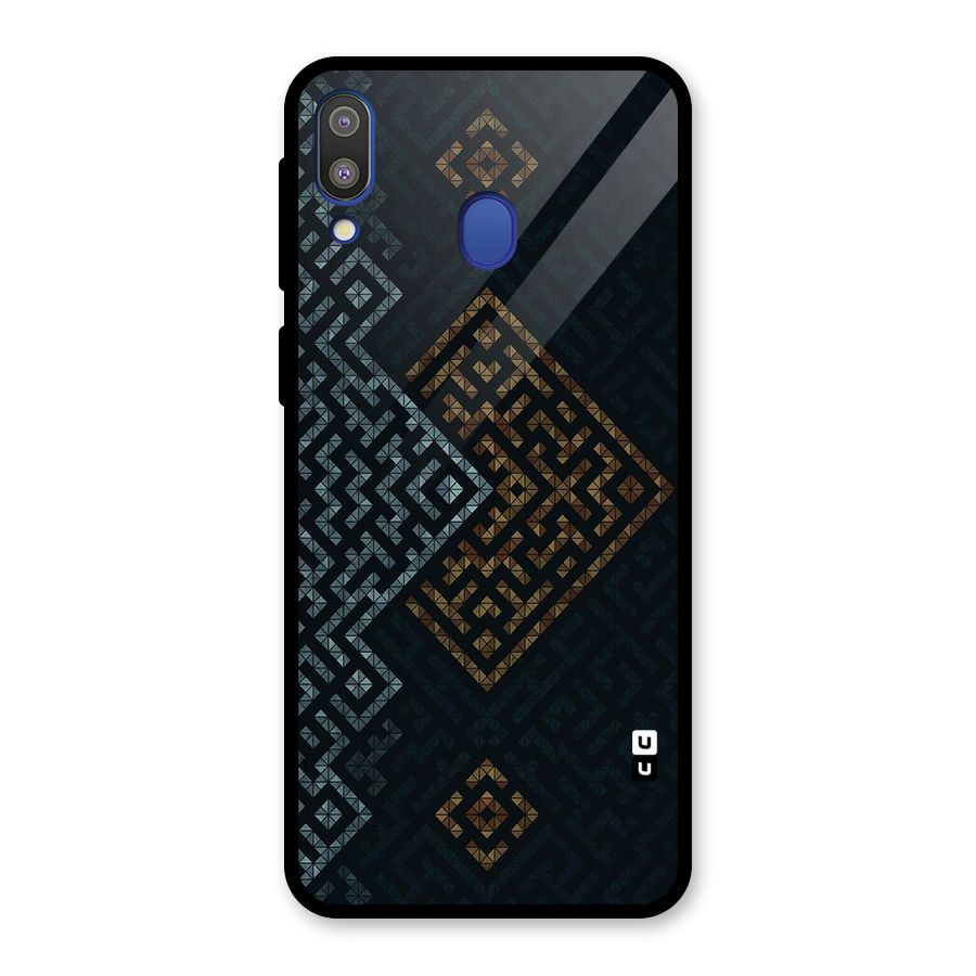 Smart Maze Glass Back Case for Galaxy M20