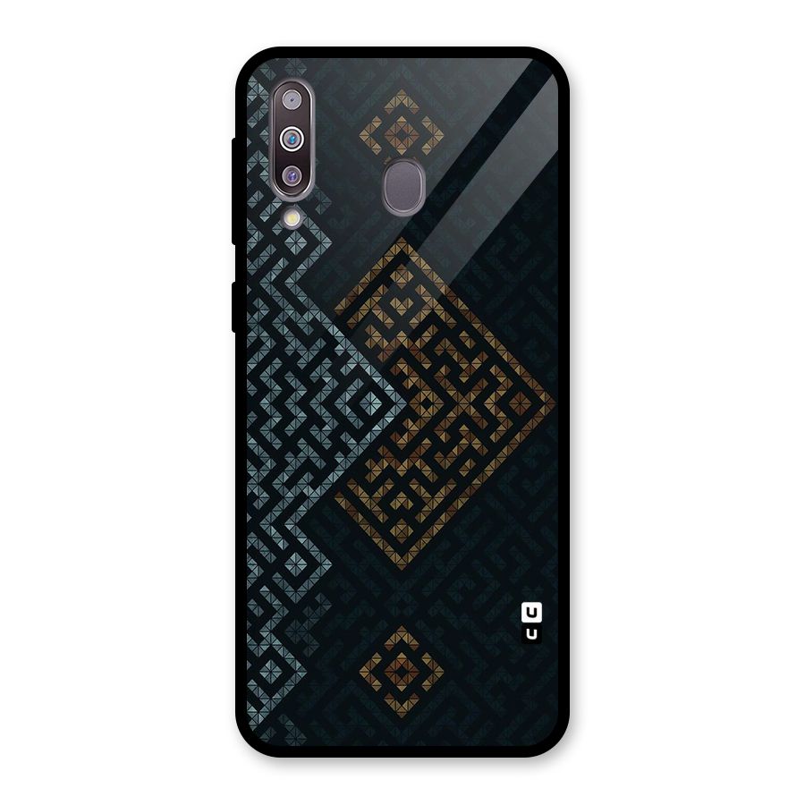 Smart Maze Glass Back Case for Galaxy M30