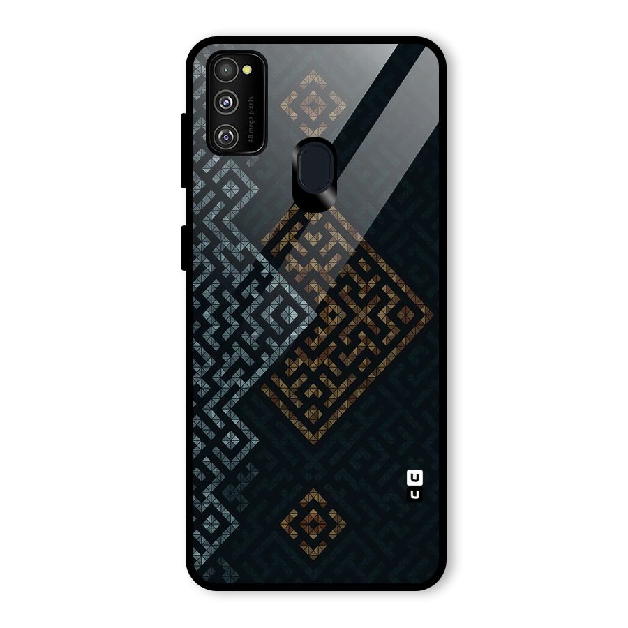 Smart Maze Glass Back Case for Galaxy M30s
