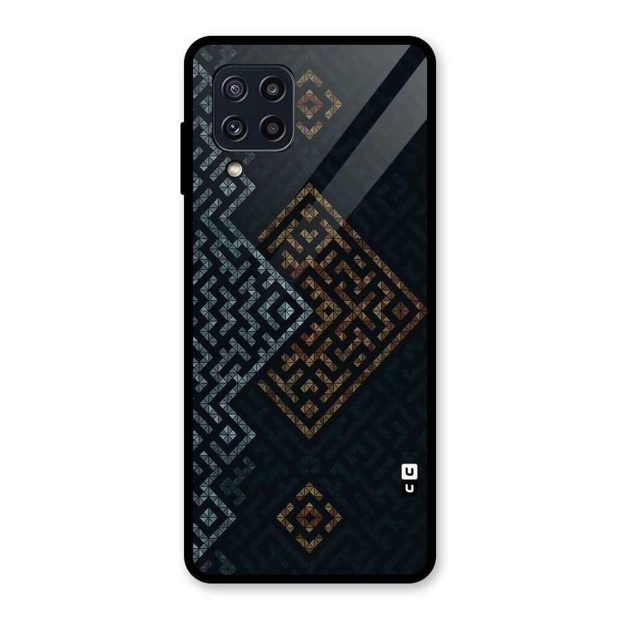 Smart Maze Glass Back Case for Galaxy M32