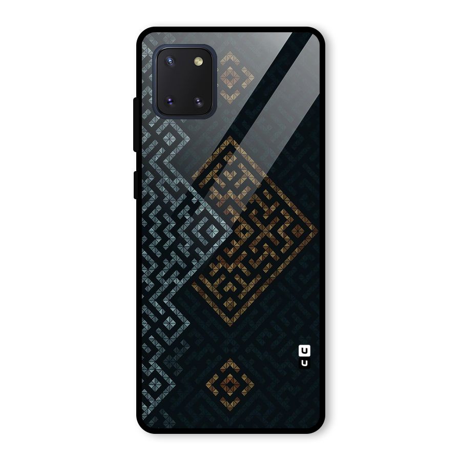 Smart Maze Glass Back Case for Galaxy Note 10 Lite