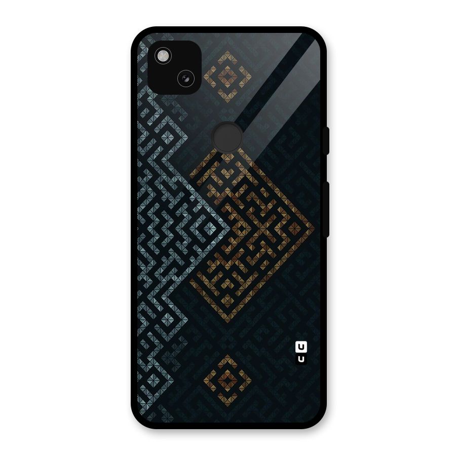 Smart Maze Glass Back Case for Google Pixel 4a