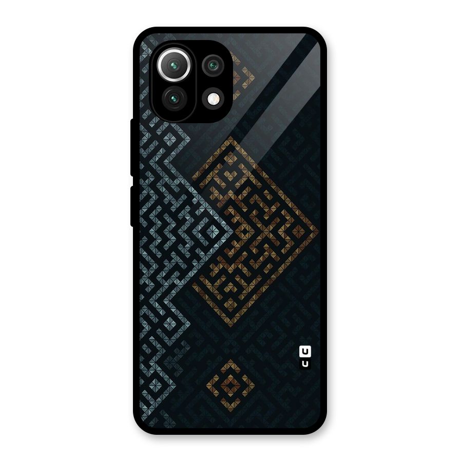 Smart Maze Glass Back Case for Mi 11 Lite