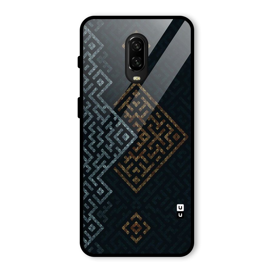 Smart Maze Glass Back Case for OnePlus 6T