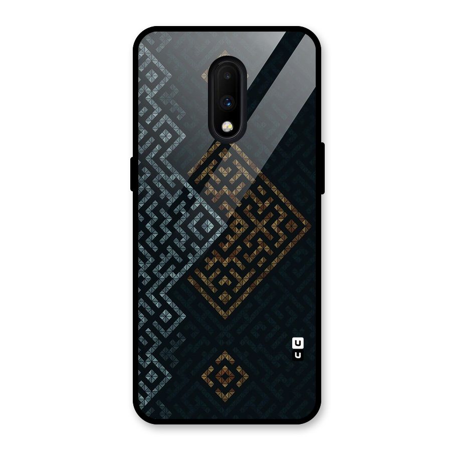 Smart Maze Glass Back Case for OnePlus 7