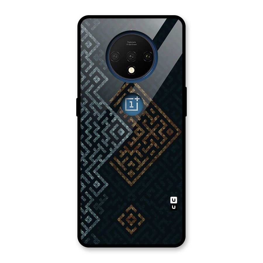 Smart Maze Glass Back Case for OnePlus 7T
