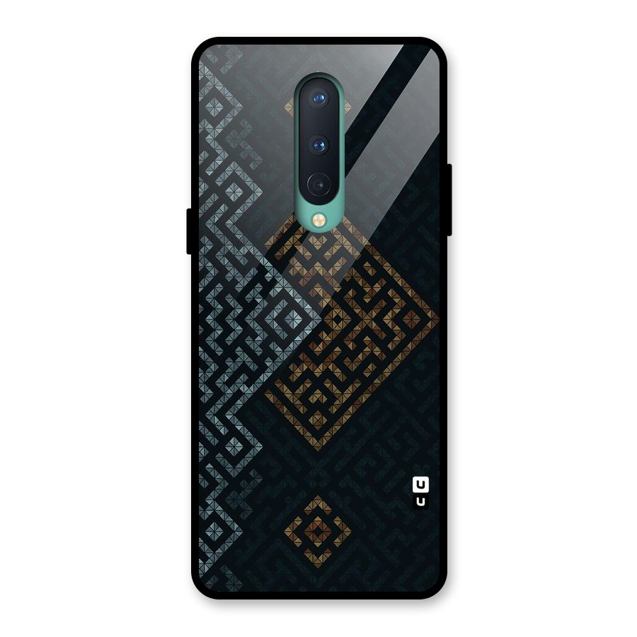 Smart Maze Glass Back Case for OnePlus 8