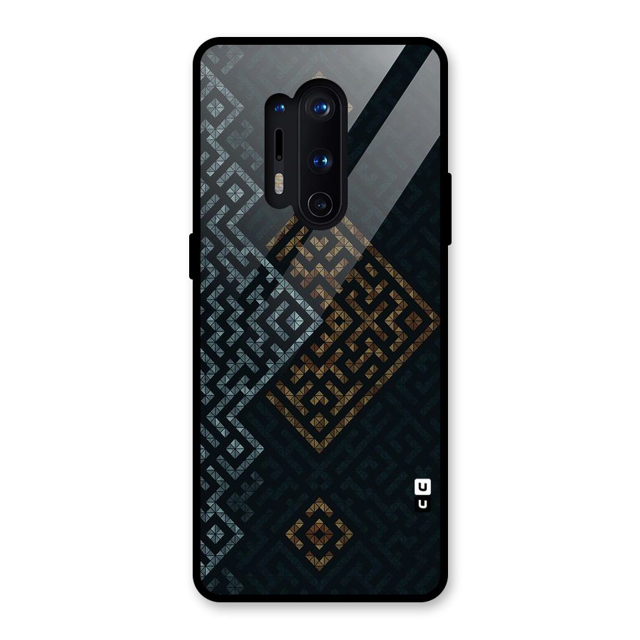 Smart Maze Glass Back Case for OnePlus 8 Pro