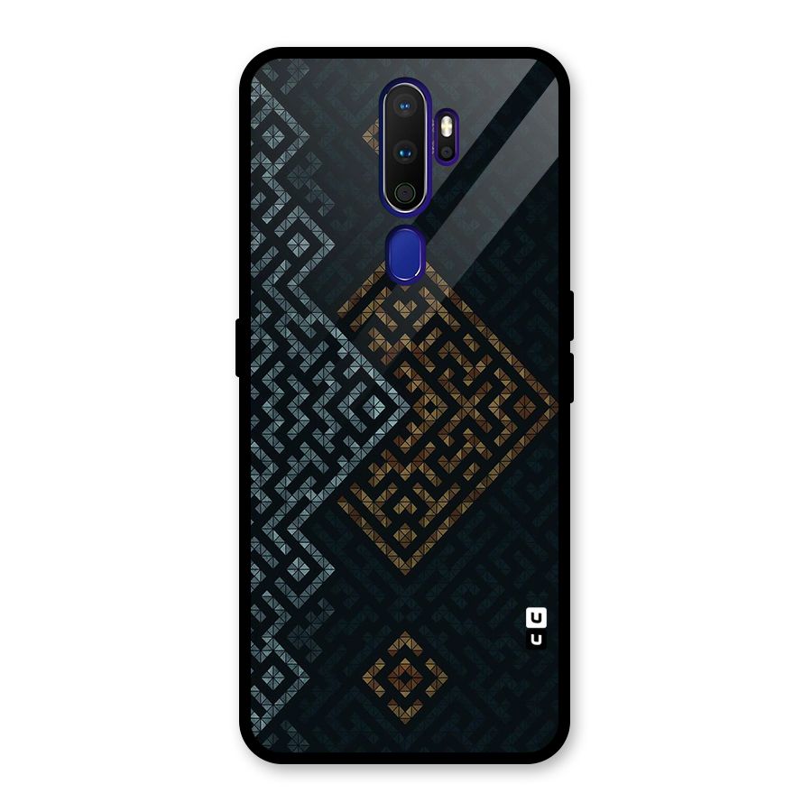 Smart Maze Glass Back Case for Oppo A9 (2020)