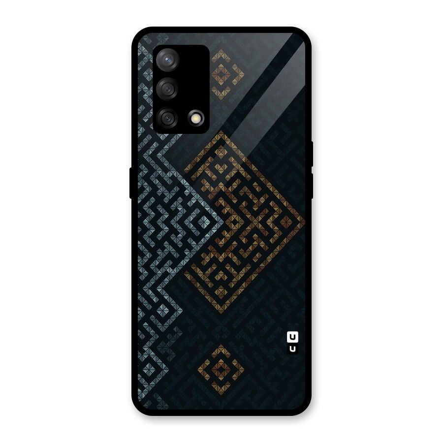 Smart Maze Glass Back Case for Oppo F19