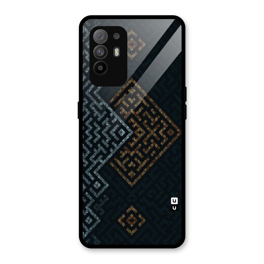 Smart Maze Glass Back Case for Oppo F19 Pro Plus 5G