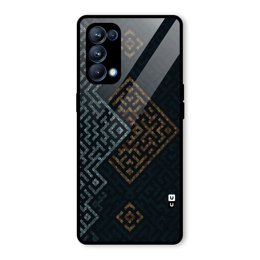 Smart Maze Glass Back Case for Oppo Reno5 Pro 5G