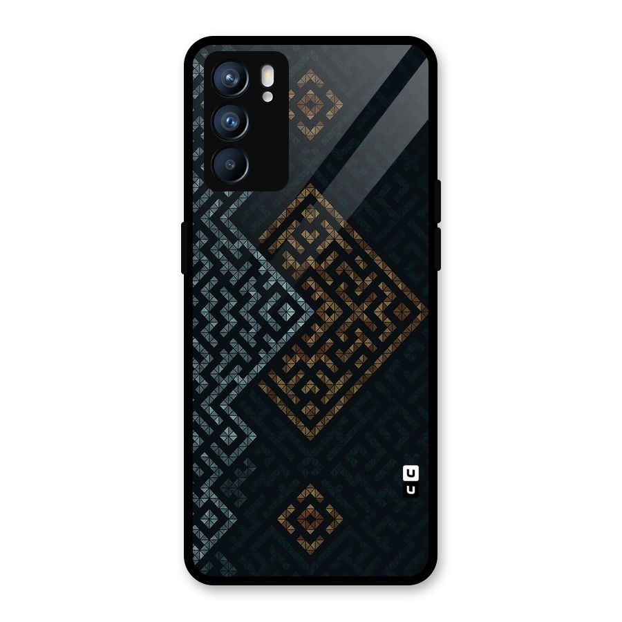 Smart Maze Glass Back Case for Oppo Reno6 5G