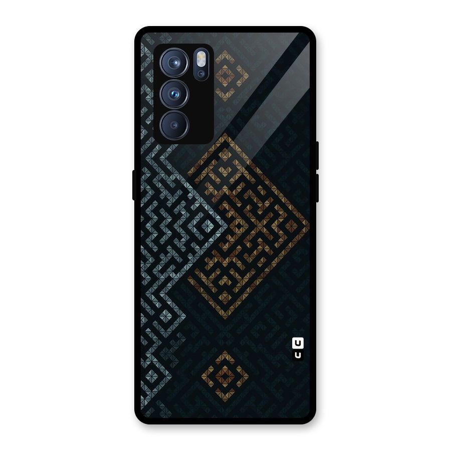 Smart Maze Glass Back Case for Oppo Reno6 Pro 5G