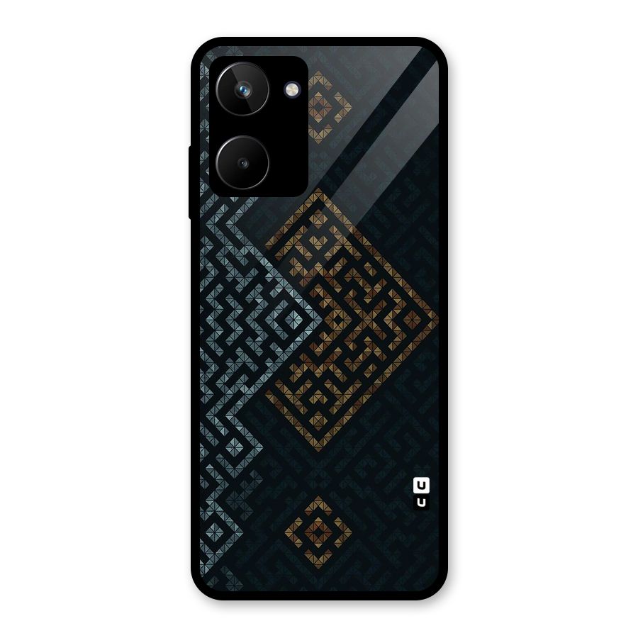 Smart Maze Glass Back Case for Realme 10