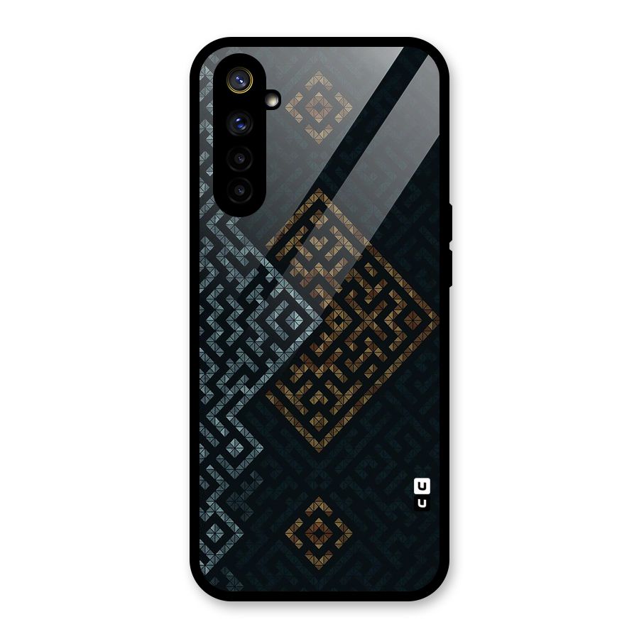 Smart Maze Glass Back Case for Realme 6i