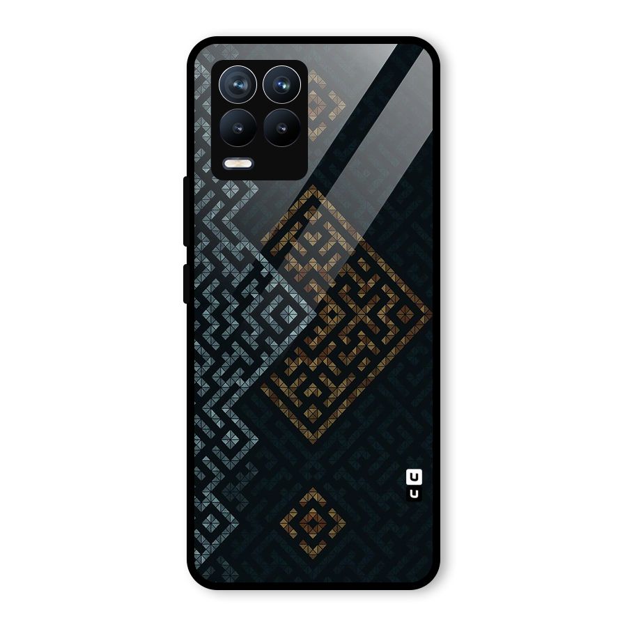 Smart Maze Glass Back Case for Realme 8