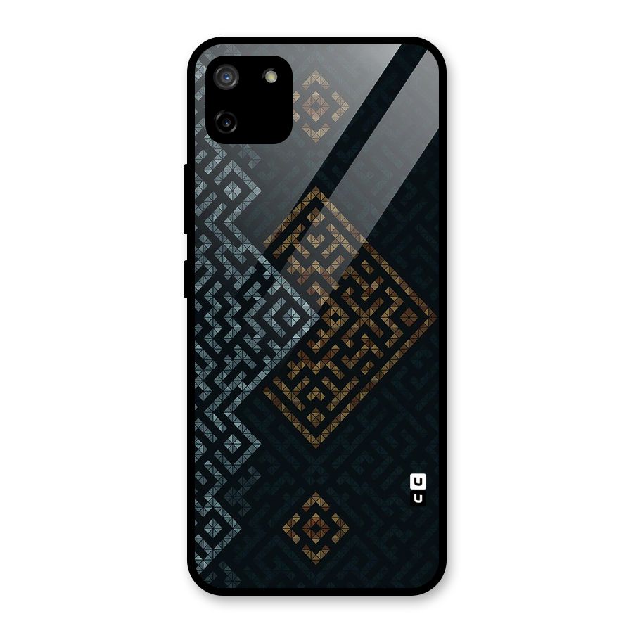 Smart Maze Glass Back Case for Realme C11