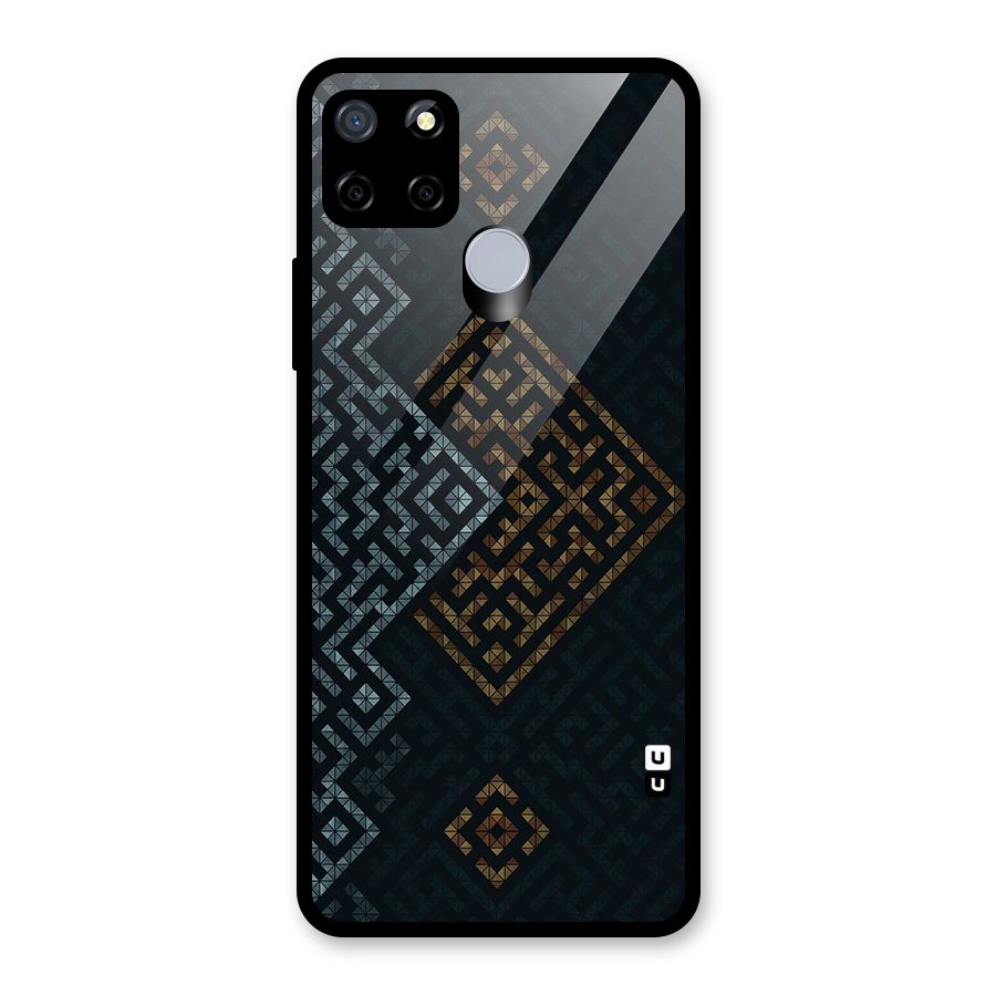Smart Maze Glass Back Case for Realme Narzo 20