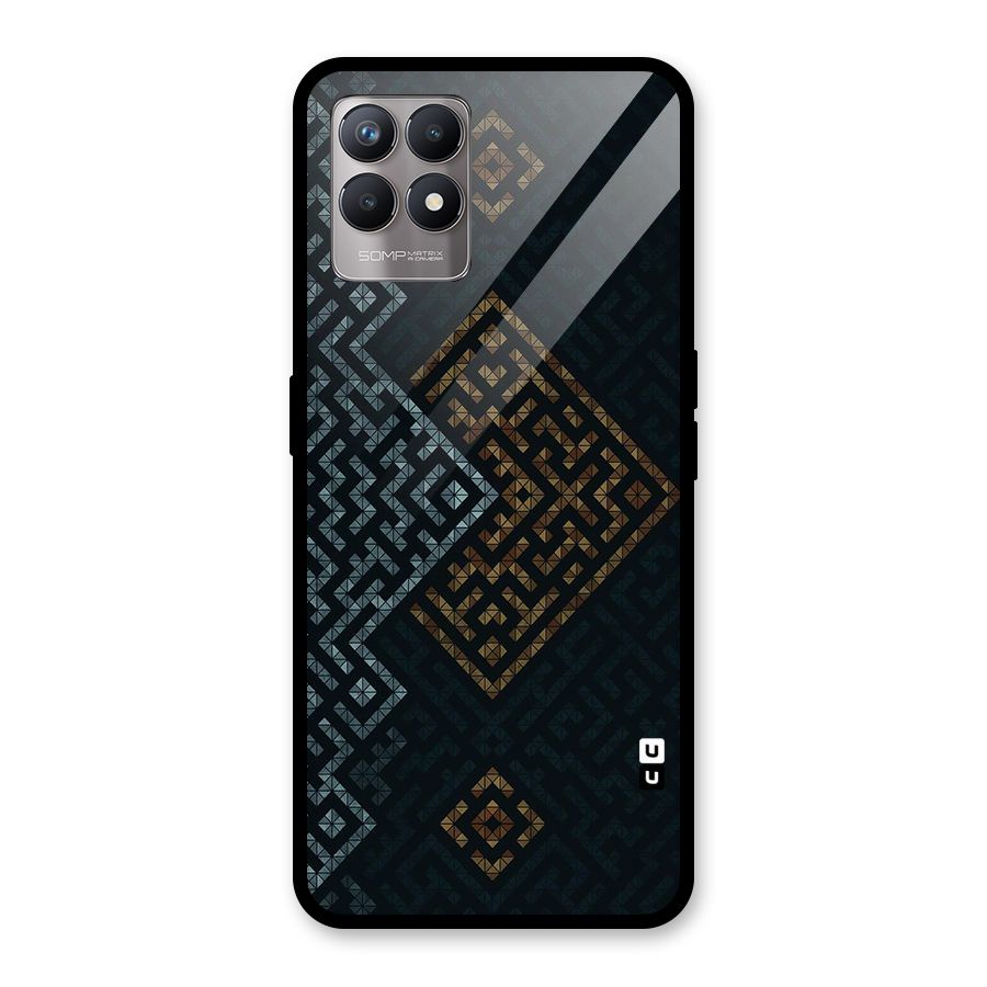 Smart Maze Glass Back Case for Realme Narzo 50