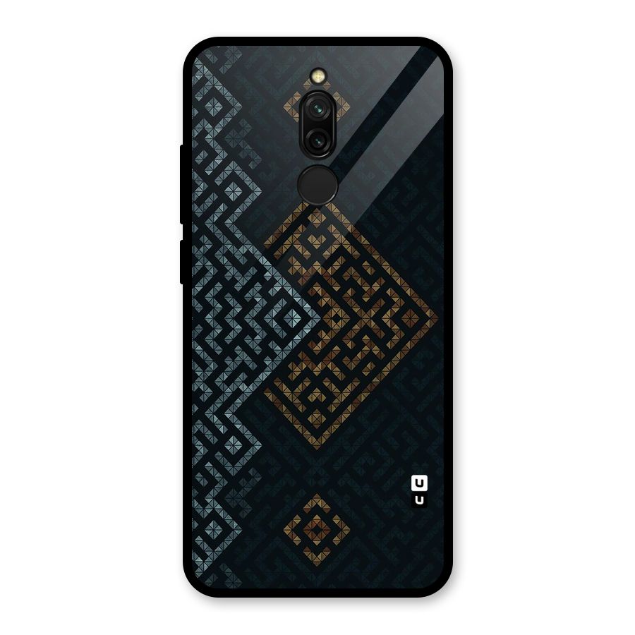 Smart Maze Glass Back Case for Redmi 8