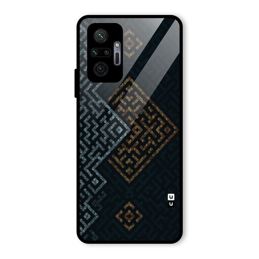 Smart Maze Glass Back Case for Redmi Note 10 Pro Max