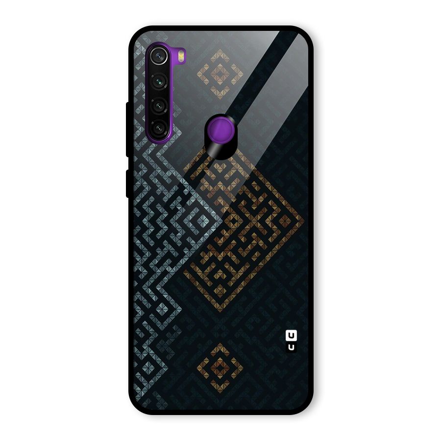 Smart Maze Glass Back Case for Redmi Note 8