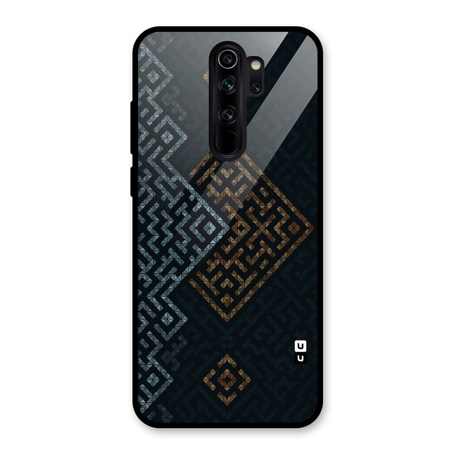 Smart Maze Glass Back Case for Redmi Note 8 Pro