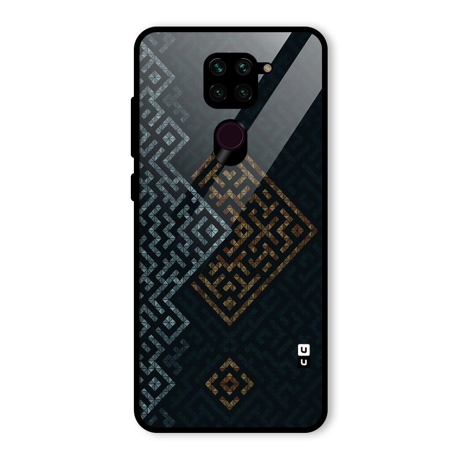 Smart Maze Glass Back Case for Redmi Note 9