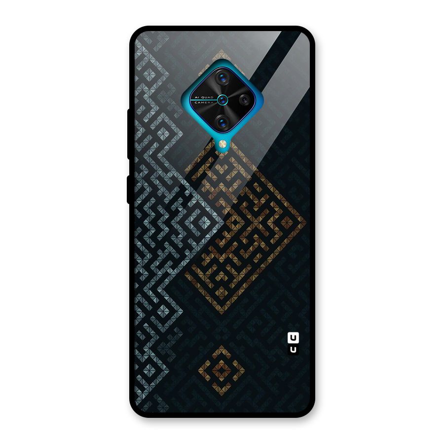 Smart Maze Glass Back Case for Vivo S1 Pro