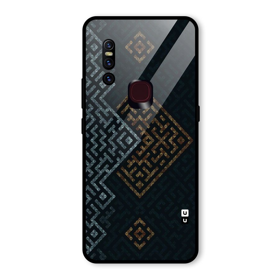Smart Maze Glass Back Case for Vivo V15